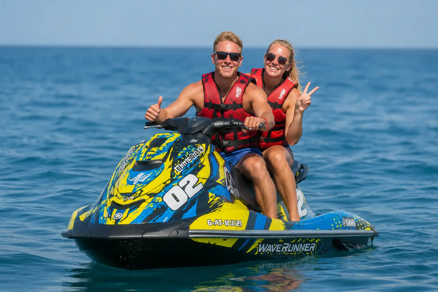 Side detail of premium high-performance watercraft